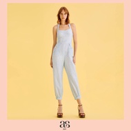 [asv ss25] Belinda Halterneck Jumpsuit จัมพ์สูทผู้หญิง คล้องคอ แต่งดีเทลโบว์ผูก แขนกุด คอเหลี่ยม ปลา