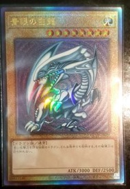 遊戲王QCCP-JP001 青眼白龍 浮雕 韓紙