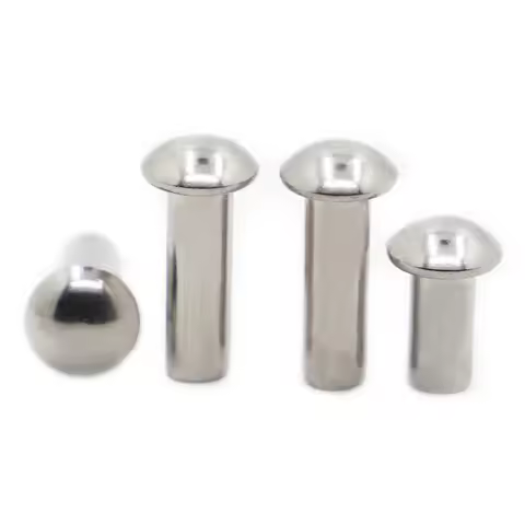 5-50pcs M0.8 M1 M1.2 M1.4 M1.6 M2 M2.5 M3 M4 M5 M6 304 A2-70 Stainless Steel Button Round Head Solid