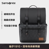 Samsonite（Samsonite）Backpack Men's Computer Back Business Casual Commuter Schoolbag Large Capacity Gift for Boyfriend and Husband\TT1 Black Net Weight0.9kg