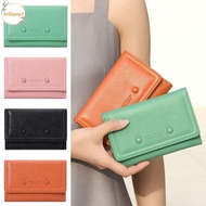 Portable Card Holder - Compact Leather Wallet with Multiple Slots & Coin Pouch