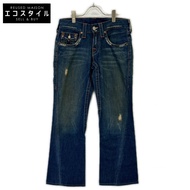 True Religion 600126 04-803 藍色 JOEY 美國製造 喇叭牛仔褲 28x33 [二手]