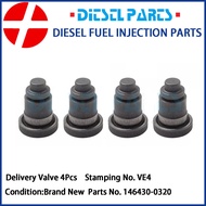 4Pcs Delivery Valve VE4 146430-0320 for ISUZU 4BC2 4JG2 Mitsubishi 4D56 4M40 Isuzu 4JG2 TD27 4D56 4M