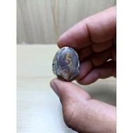 CINCIN CAPAL BATU AKIK LUMUT SIZE 7