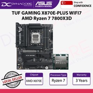 [ Dynacore Bundle ] ASUS TUF GAMING X870E-PLUS WIFI7 Motherboard & AMD Ryzen 7 7800X3D Processor