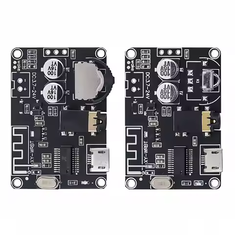 XY-WRBT DC 3.7-24V Wireless Bluetooth 5.0 Audio Receiver Decoders Stereo 3.5MM Audio Adapter For Amp