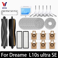 For Dreame L10s ultra SE Robot Vacuum Spare Parts Rubber Main Side Brushes Cloths HEPA Filters Dust 