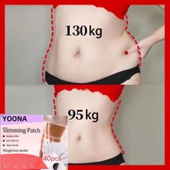 40Pcs Slim Patch Koyo Pelangsing Magnetic Pelangsing Badan Pembakar Lemak Navel Slimming Detox Obat