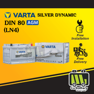 [Installation Provided] Varta AGM DIN80 LN4 Auto Start Stop Car Battery Bateri Kereta OEM Brand for 