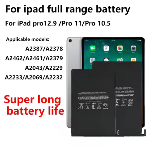Megatrends Tablet Battery For iPad 5 6 Air A1484 For iPad Air2 A1474 A1475 A1893 10.2 Mini 2 3 4 5 P
