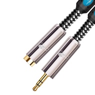 GOLLEY LION สายต่อเสียง AUX 3.5มม. ตัวผู้กับตัวเมียสำหรับลำโพงหูฟัง