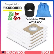 Suitable for Karcher Vacuum Cleaner Dust Bag MV1 WD1S WD1 Classic Vacum Vacuum Bag Filter Spare Part