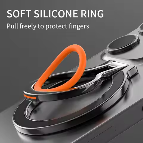 For MagSafe Phone Magnetic Finger Ring Holder for Iphone 12 13 Pro Max Mini Magnet Phone Stand Grip 