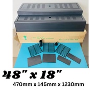 Aquarium Cover With Top Filter Box (48" x 18") (470 x 145 x 1230mm) (4 FEET X 1.5 FEET) For Aquarium