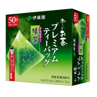 ITO EN Oi-Ocha Premium Tea Bags - Green Tea with Uji Matcha Green Tea - 1 box (50 bags) Japanese Tea