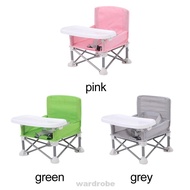 Lawn Aluminum Alloy Detachable Baby Travel With Tray Eating Portable Foldable Children Dining Chair