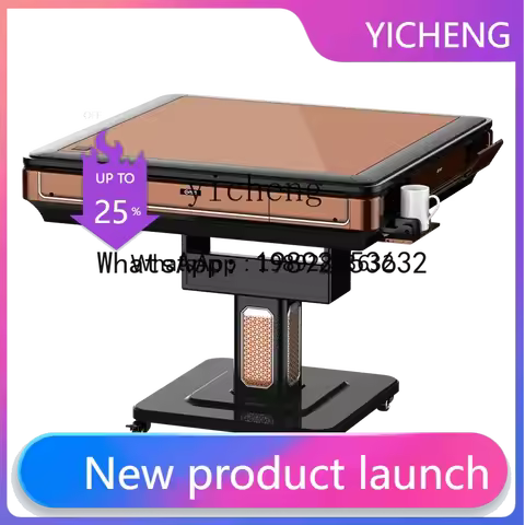 X8 Household Smart Bass Dining Table Dual-Use Heating Electric Folding Mahjong Table