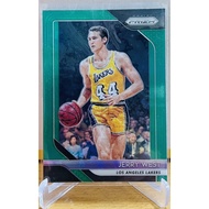 JERRY WEST GREEN Bright 2018-19 NBA PANINI PRIZM 145 SILVER Lakers