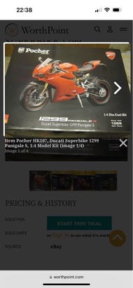 Pocher 1/4 Ducati 1299 panigale S kit HK107 sealed
