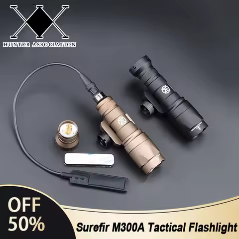Surefir M600 M600U M300A M300 Tacitcal Flash-light Mi-ni Scout L-ED Li-ght Fit 20MM Rail Momentary-o
