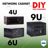 Glass door network router enclosure/Wall Hanging Network Cabinet/ Network Switch cabinet Server Rack
