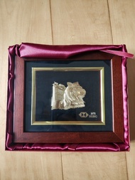 HSBC 匯豐銀行 金獅子相架