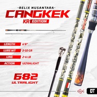 Joran Cangkek Jagero Relix Nusantara Joran Pancing Rod UL ULtralight Spinning Baitcasting Jigging