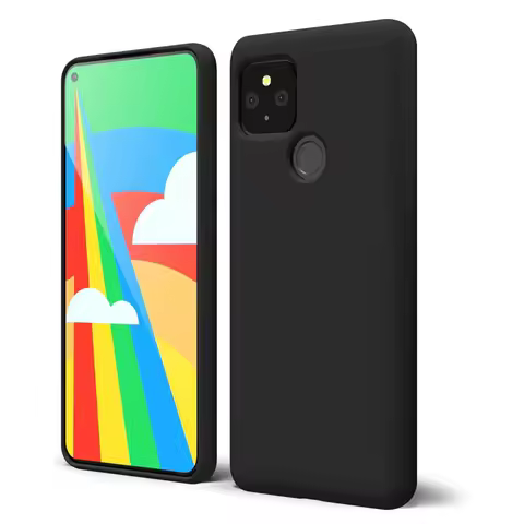 Luxury Liquid Slicone ShockProof Soft Phone Case For Google Pixel 5 5A 3A XL 4 XL 4A 4G 5G Cover Fun