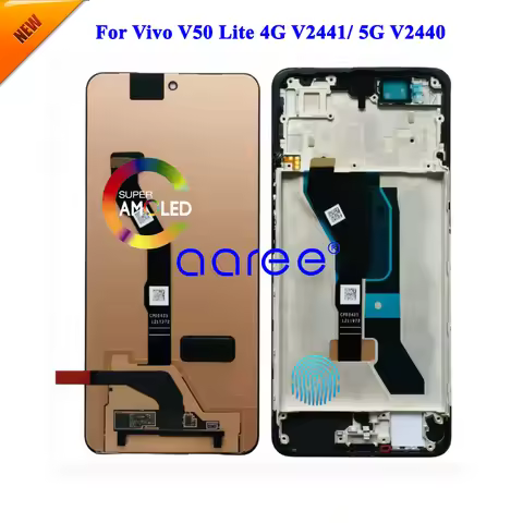 6.67' AMOLED Original LCD Screen For Vivo V50 Lite 4G V2441 5G V2440 LCD Display Screen Touch Digiti