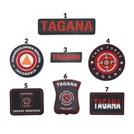 Patch rubber/logo tagana/penanggualangan bencana indonesia