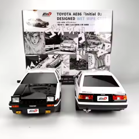 1/16 car AE86 Initial D tissue case camshop
