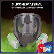 Safurance Respirator Gas Mask Full Face 6004CN Cotton Filter - 6800 No.4