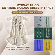 MYRNA HUGO MERMAID BARONG DRESS | H1-H24 | MYRNA HUGO MERMAID BARONG DRESS H1-H24