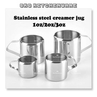 Stainless Steel Milk Jar Barista/Milk Jug For Coffee/Tea Milk Creamer Cafe/Western Restaurant/Kitche