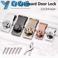 YVE Keyed Hasp Lock Home Security Zinc Alloy Cupboard Burglarproof Cabinet