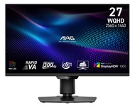 MSI MAG 274QPF X30MV 300Hz QHD 1152-zone Mini LED Rapid VA Panel 2K QHD 0.5ms - 3 Yrs Warranty