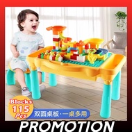 NEW STOCK - Kids Multi Function Table Building Blocks Lego toys Blocks lego lego积木桌 lego murah meja 