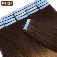 20 Pieces 30 Grams Tape In Hair Extensions Human Hair Seamless Pro Virgin Human Hair Tape Ins Balaya