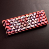 Front/Walker x87 Olron Side Engraved Keycap PBT Keyboard Beauty/Olron atk68 Wolf win Spider 60 Magne