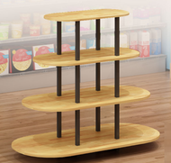 ADJUSTABLE HEIGHT 4 FOUR LAYER ORGANISERS SHOP DISPLAY RACK WARDROBE MERCHANDISE BIG HEAVY GOOD ORGA