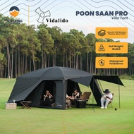 TENDA Poon Saan PRO VIDALIDO 8-10P Camping Tent Outdoor Waterproof Family Glamping Tent
