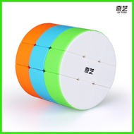 Qiyi Cube 3x3x3 Cylindrical Cube Stickerless 3x3 Cylindrical Magic Cube Educational Puzzle Cube