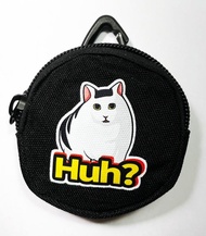 迷因零錢包 貓貓零錢包 Huh迷因貓  口袋零錢包