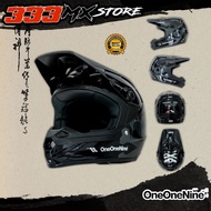 ONEONENINE X ORCA TH9 REAPERS MARK II BLACK GLOSS HELMET ORIGINAL