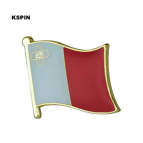 Malta Flag Badge Pin Lapel Pin Badge for Backpack