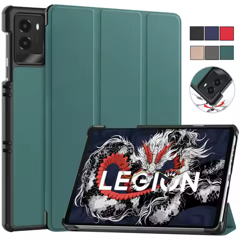 For Lenovo Legion Y700 2025 Case Trifold Magnetic Leather Hard Smart Cover For Legion y700 2025 Leno