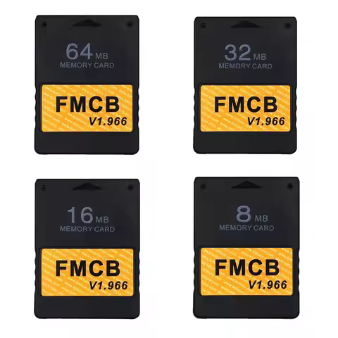 Free McBoot v1.966 8MB/16MB/32MB/64MB Memory Card for Sony PS2 Playstation 2