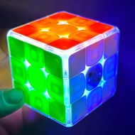 Shengshou Lustrous Cube 3x3 Magnetic Speed Cube Night Glow Rechargeable