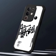 Airbag Case VIVO V60 V70 V70E FE Lite 4G 5G Casing Transparent Trendy Black Ball 8 Phone Cover