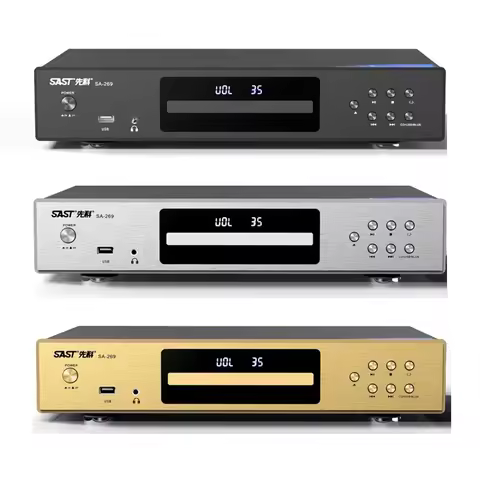 SA-269 Professional Grade CD Player DTS Decoding Bluetooth 5.0 OPA2604 Op-Amp Home HIFI CD Music Tra